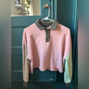 Cropped, Colorblock Top